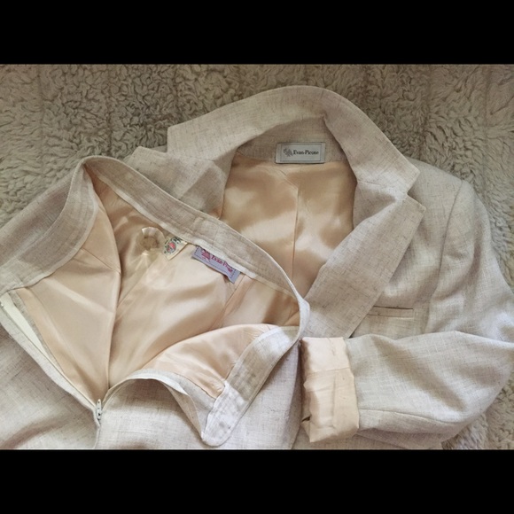 🤓Vintage cream linen suit🤓👍🏼 - Picture 4 of 4